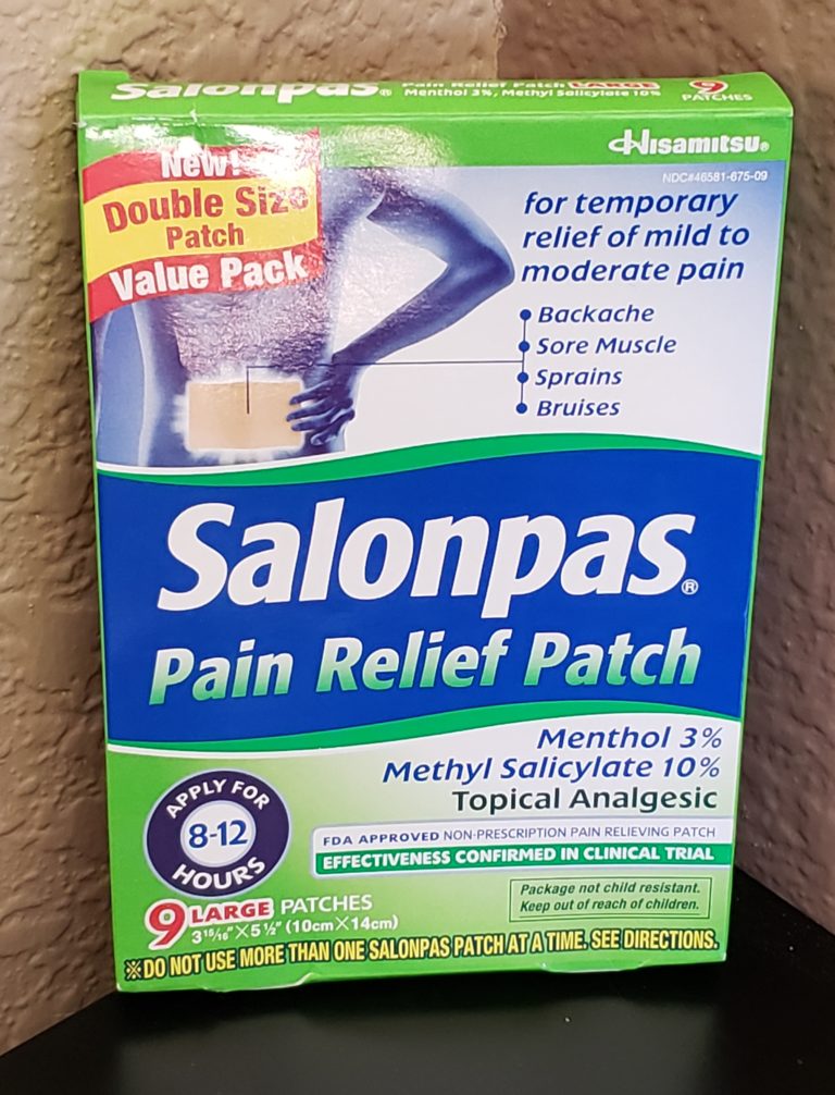 Salonpas Patch - Michelles Comments